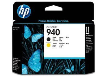 Głowica Oryginalna HP 940 OfficeJet Pro 8000 8500 8500A C4900A Czarna/ Żółta