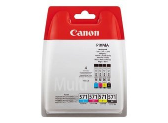 Komplet Tuszy Oryginalnych Canon CLI-571 PIXMA MG5750 TS5050 TS5055 MG7750 MG6850 0386C005