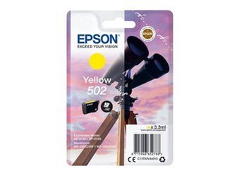 Tusz Oryginalny Epson 502 Expression Home XP-5100 WorkForce WF-2860DWF T02V4 Żółty