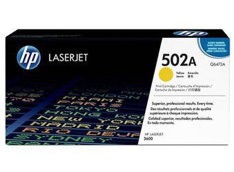 Toner Oryginalny HP Color LaserJet 3600 501A Q6472A Żółty