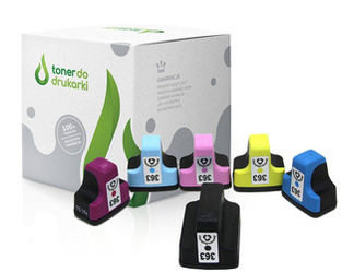 Zgodny Komplet Tuszy do HP 363XL Photosmart 3110 D6160 C8180 Q7966EE TO-Q7966EE