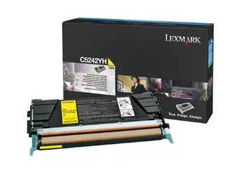Toner Oryginalny Lexmark C524n C534n C5240YH Żółty
