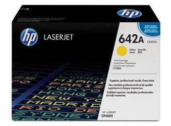 Toner Oryginalny HP Color LaserJet CP4005 CP4005dn CP4005n 642A CB402A Żółty
