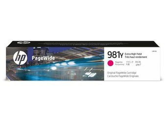 Tusz Oryginalny HP 981Y Color PageWide Enterprise MFP 586z 586dn L0R14A Magenta