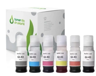 Zgodny Komplet Tuszy do Canon GI-43 Pixma G540 G640  TO-GI43CMYK