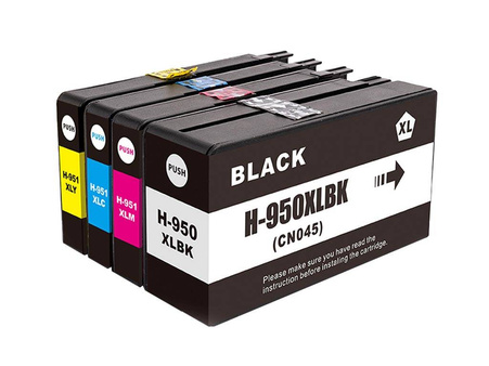 Zgodny Komplet Tuszy do HP 950XL + 951XL OfficeJet Pro 8600 8100 8610 8620 TO-C2P43AE