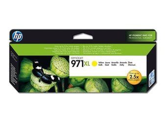 Tusz Oryginalny HP 971XL OfficeJet X451DW X476DW X576DW CN628AE Żółty