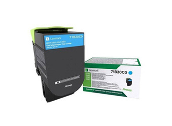 Toner Oryginalny Lexmark CS317DN CX417DE CS517DN 71B20C0 Niebieski