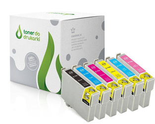 Zgodny Komplet Tuszy do Epson T079A Stylus Photo 1400 1500W PX720WD PX830FWD TO-T079A