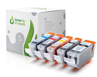 Zgodny Komplet Tuszy do Canon PGI-5 + CLI-8 PIXMA iP3300 iP3500 MP510 MP800 MX850 TO-CLI-8/PGI-5