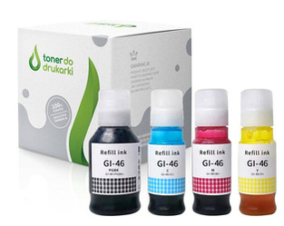 Zgodny Komplet Tuszy do Canon GI-46 Canon PIXMA MAXIFY GX6040 GX7040 GI-46 TO-GI46