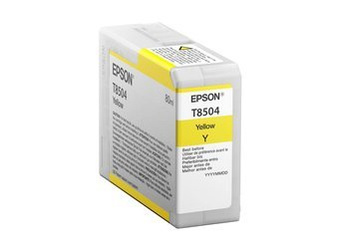 Tusz Oryginalny Epson T8504 SureColor SC-P800 Żółty