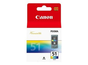 Tusz Oryginalny Canon CL-51 PIXMA iP2200 MP150 MP160 JX500 CL-51CMY Trójkolorowy