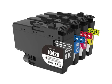 Zgodny Komplet Tuszy do Brother LC426XL MFC-4535DW MFC-J4340DW MFC-J4540DW TO-LC426XL