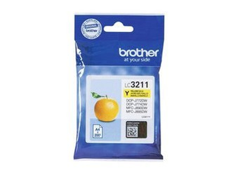 Tusz Oryginalny Brother LC3211 DCP-J772DW DCP-J774DW MFC-J890DW MFC-J895DW LC3211Y Żółty