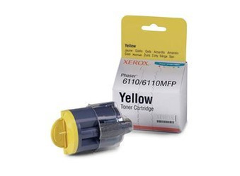 Toner Oryginalny Xerox Phaser 6110 6110MFP 106R01204 Żółty