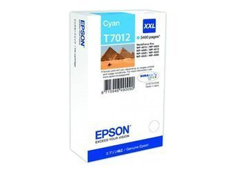 Tusz Oryginalny Epson T7012 WorkForce Pro WP-4015 WP-4025 WP-4095 WP-4515 Niebieski