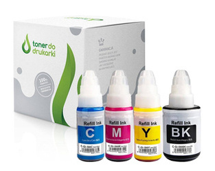 Zgodny Komplet Tuszy do Canon GI-590 Pixma G1500 G2500 G3500 TO-GI590