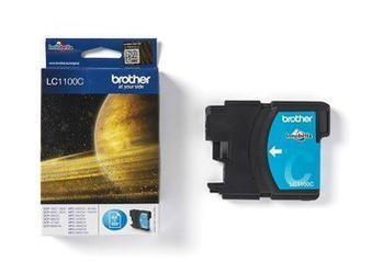 Tusz Oryginalny Brother LC1100 DCP-185C DCP-395C DCP-6690CW MFC-5890CN LC1100C Niebieski