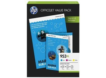 Trzypak Tuszy Oryginalnych HP 953XL OfficeJet 8211 8716 7740 1CC21AE