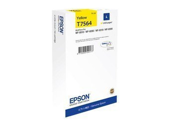 Tusz Oryginalny Epson T7564 WorkForce Pro WF-8010 WF-8510 WF-8590 Żołty