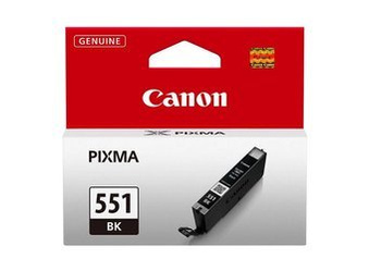 Tusz Oryginalny Canon CLI-551 PIXMA iP7250 iP8750 MG5450 MG7150 MX725 CLI-551BK Foto Czarny