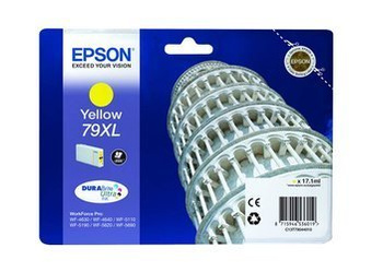 Tusz Oryginalny Epson 79XL WorkForce Pro WF-4630 WF-4640 WF-5110 WF-5190 T7904 Żółty