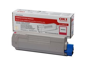 Toner Oryginalny OKI C5850 C5950 MC560 43865722 Magenta