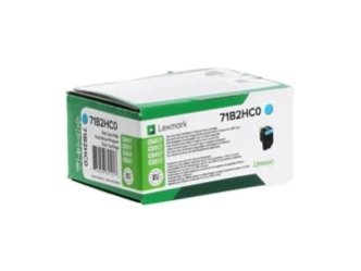 Toner Oryginalny Lexmark CS317DN CS417DN CS517DE 71B2HC0 Niebieski