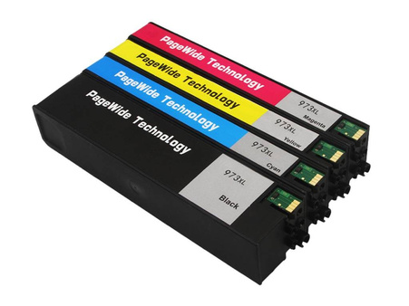 Zgodny Komplet Tuszy do HP 973XL PageWide Pro 452dw 452dwt 477dw L0S07AE TO-L0S07AE