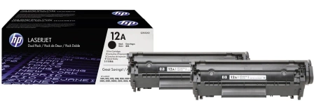 Dwupak Tonerów Oryginalnych HP LaserJet 1018 1020 1010 1022 3052 3055 Q2612AD