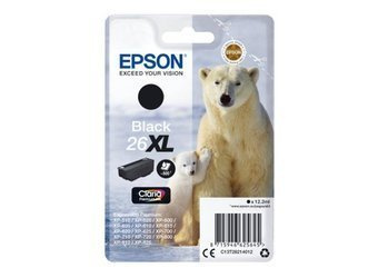 Tusz Oryginalny Epson T2621 Expression Home XP-510 XP-520 XP-600 XP-620 XP-700 XP-800 Czarny