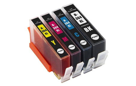 Zgodny Komplet Tuszy do HP 364XL PhotoSmart 5510 6500 DeskJet 3070A 3520 TO-N9J74AE