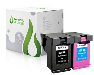 Zgodny Komplet Tuszy HP 300XL DeskJet D1660 D2600 F2400 C4600 CC641EE TO-CC641EE