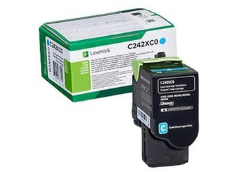 Toner Oryginalny Lexmark C2535dw C2425dw MC2640adwe C242XC0 Niebieski