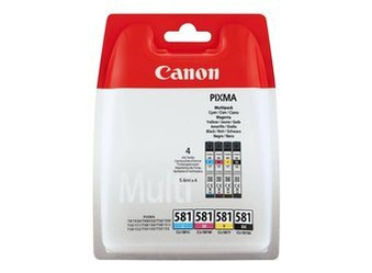 Komplet Tuszy Oryginalnych Canon CLI-581 PIXMA TS705 TS6350 TS6351 TS8350 TS6151 TS6250 TS8351 2103C004