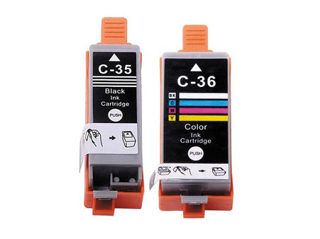 Zgodny Komplet Tuszy do Canon PGI-35 + CLI-36 PIXMA iP100 iP110 TR150 TO-PGI35/CLI36