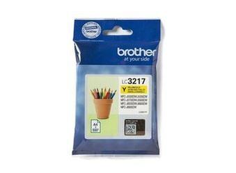 Tusz Oryginalny Brother LC3217 MFC-J5330DW MFC-J5730DW MFC-J5930DW MFC-J6530DW LC3217Y Żółty