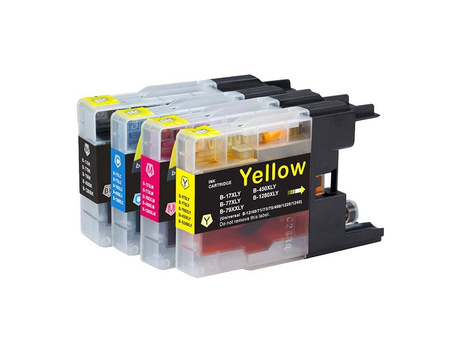 Zgodny Komplet Tuszy do Brother MFC-J5910DW MFC-J6510DW MFC-J6910DW LC-1280XL TO-LC1280XL