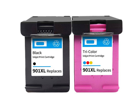 Zgodny Komplet tuszy do HP 901XL OfficeJet J4600 J4535 J4580 TO-SD519AE