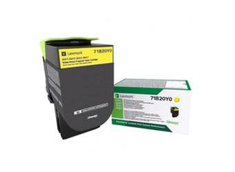 Toner Oryginalny Lexmark CS317DN CX417DE CS517DN 71B20Y0 Żółty