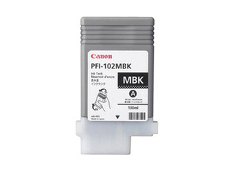 Tusz Oryginalny Canon PFI-102 iPF 500 iPF 610 iPF 750 PFI-102MBK Matowy Czarny