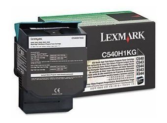 Toner Oryginalny Lexmark C540n C543dn C544n X548de X543dn X546dtn C540H1KG Czarny