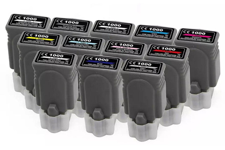 Zgodny Komplet Tuszy do Canon PFI-1000 iPF Pro-1000 TO-PFI-1000
