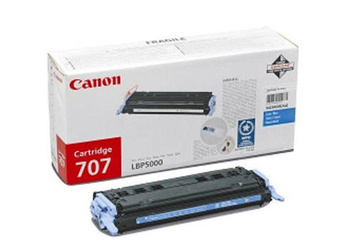 Toner Oryginalny Canon i-SENSYS LBP5000 LBP5100 CRG-707C Niebieski