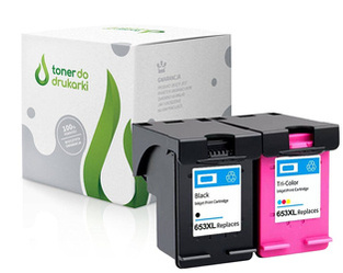 Zgodny Komplet Tuszy do HP 653XL DeskJet Ink Advantage 6075 6475 TO-3YM75AE