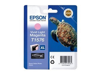Tusz Oryginalny Epson T1576 Stylus Photo R3000 Jasna Magenta