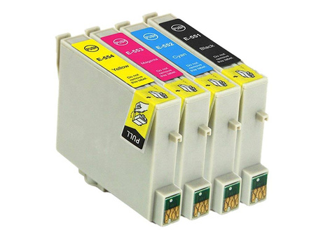 Zgodny Komplet Tuszy do Epson T0556 Stylus Photo R240 R245 RX420 RX425 RX520 TO-T0556