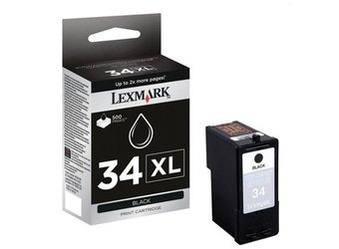 Tusz Oryginalny Lexmark 34XL P4330 P915 P6250 Z185 X2500 X4550 18C0034E Czarny