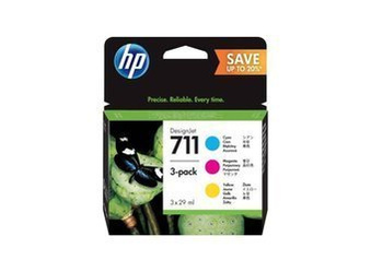 Komplet Tusz Oryginalnych HP 711 DesignJet T120 T520 P2V32A
